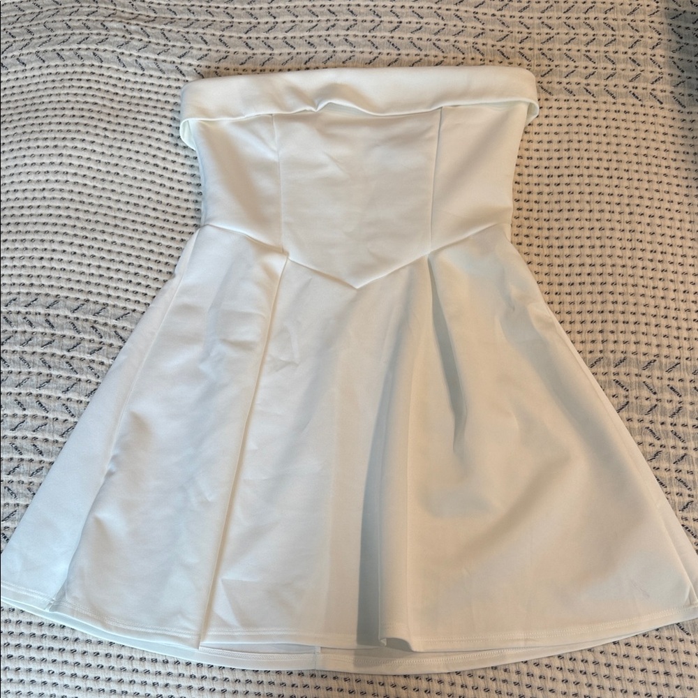 Windsor White Strapless Dress
